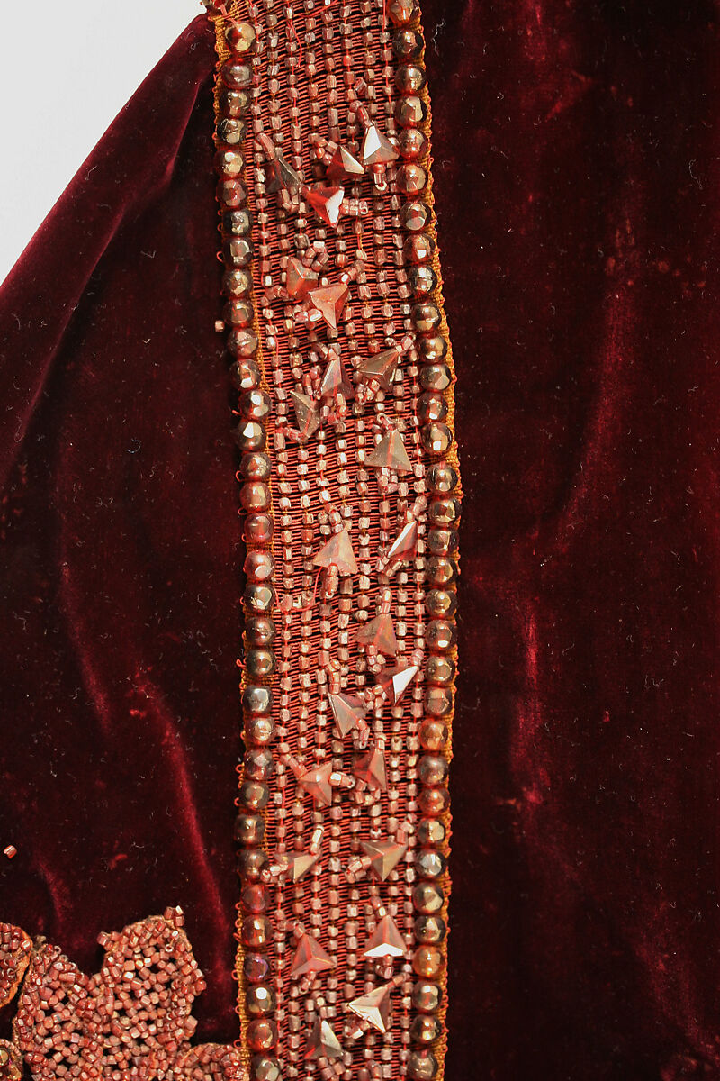 Cape, silk, American or European