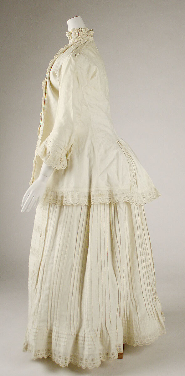 Morning dress, cotton, Hungarian