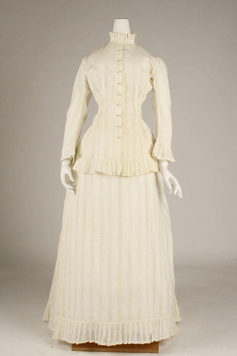 Morning dress | probably American | The Metropolitan Museum of Art