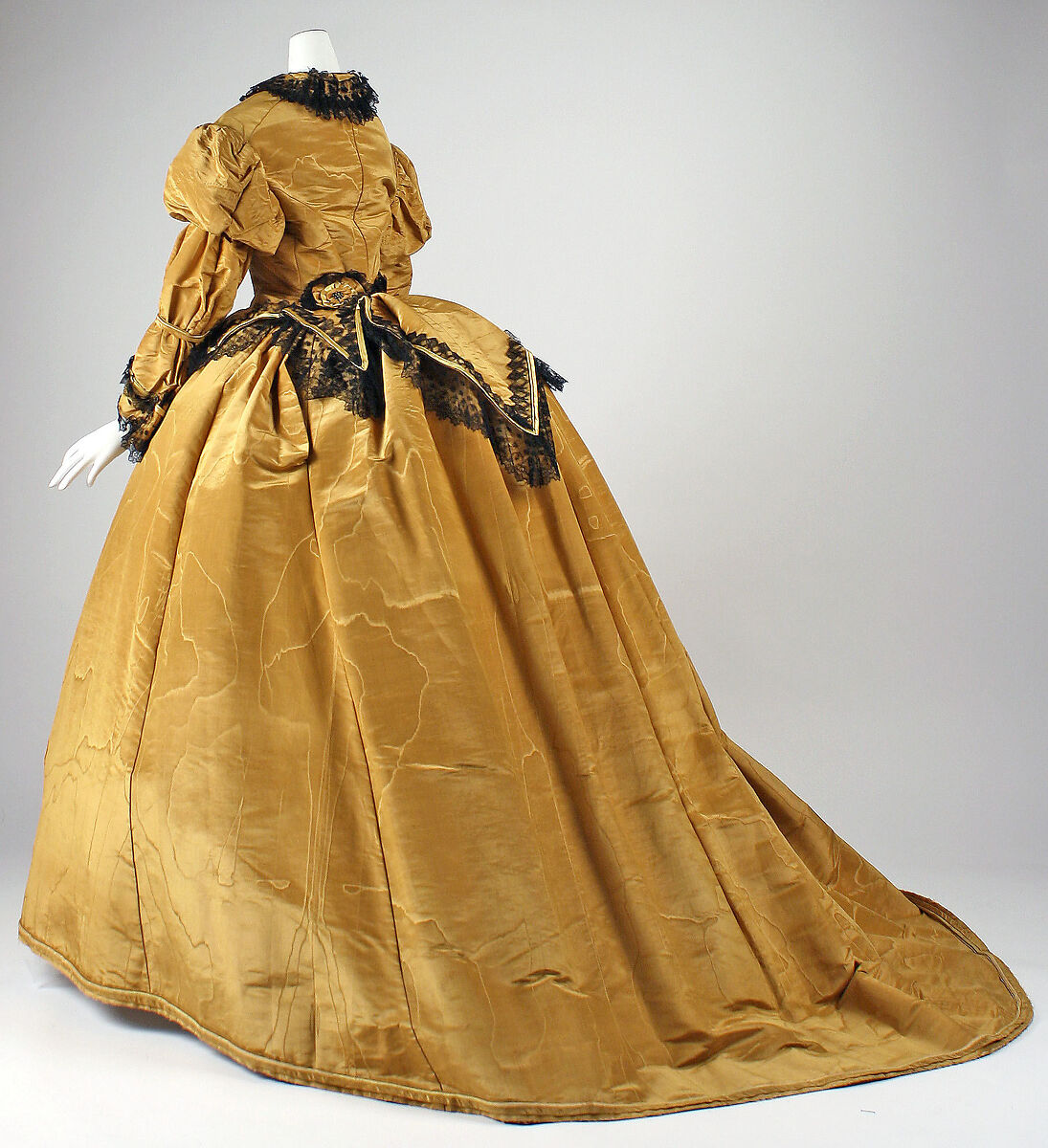 Dress, silk, American