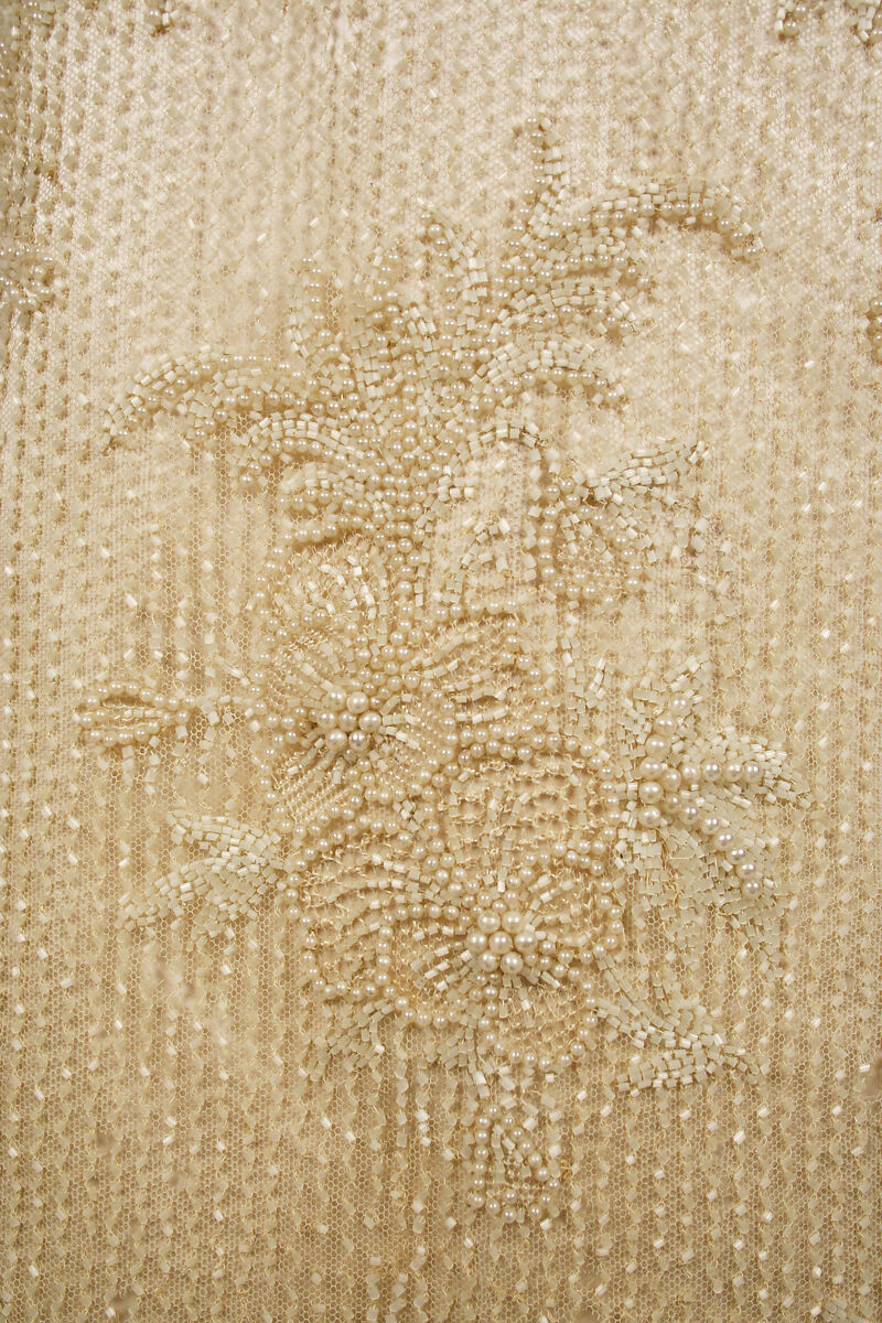 Evening dress, silk, American