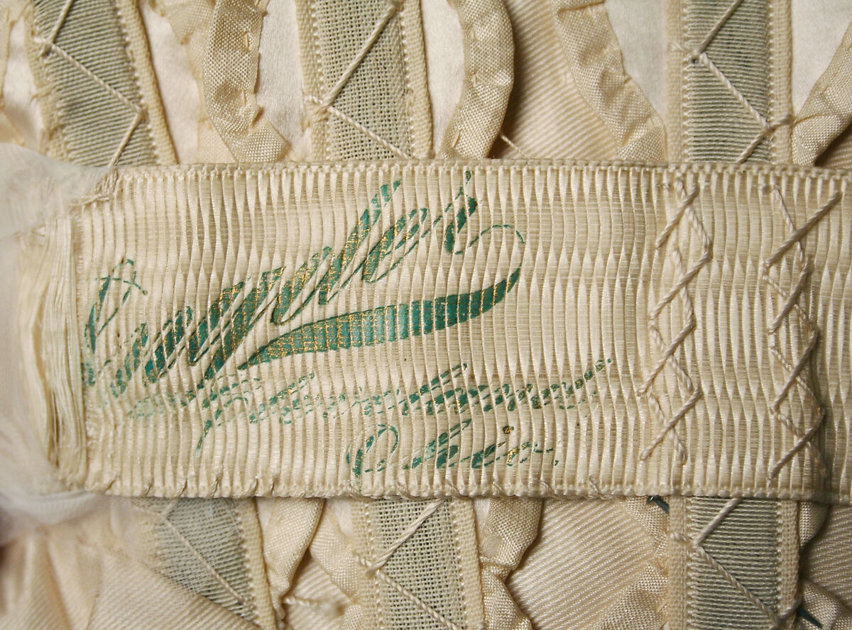 Evening dress, silk, American