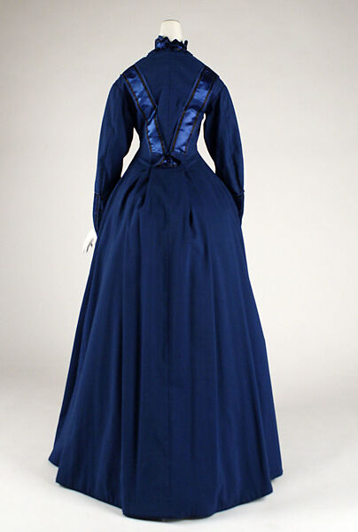 Dressing gown, wool, American