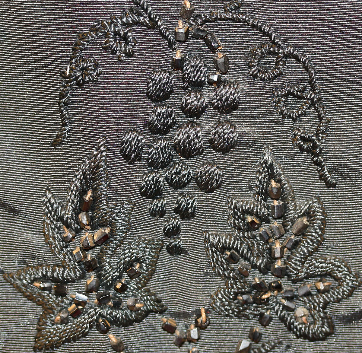 Dress, silk, probably American