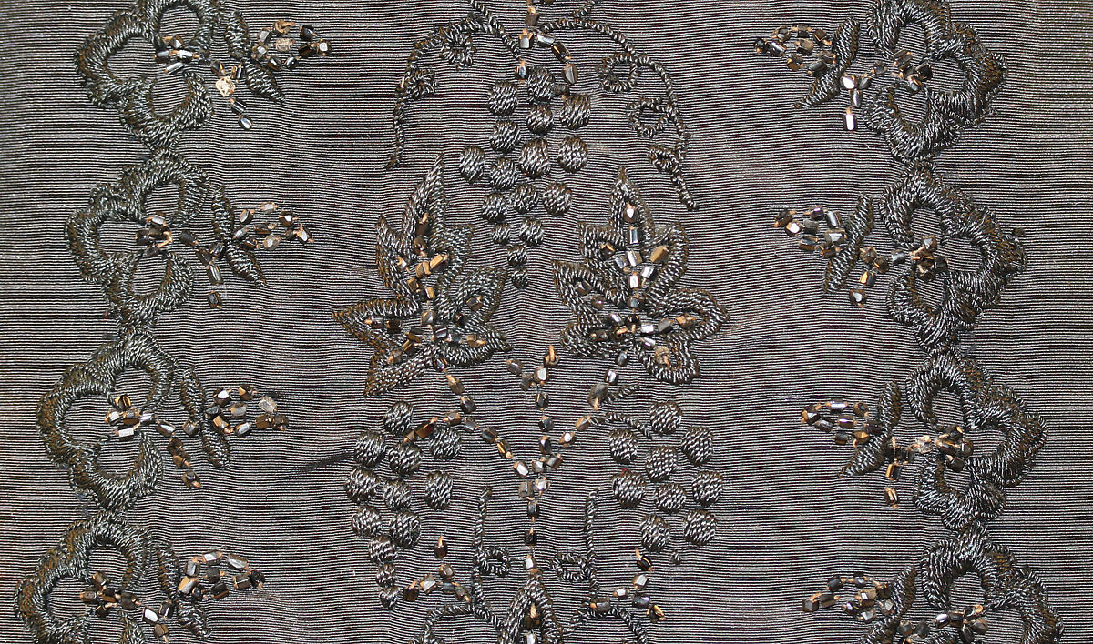 Dress, silk, probably American