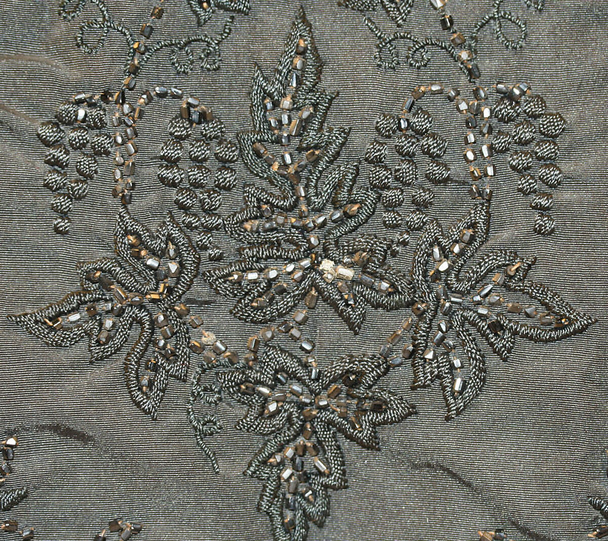 Dress, silk, probably American