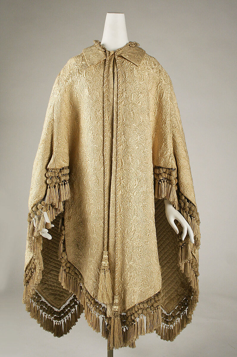 Cape, silk, American 