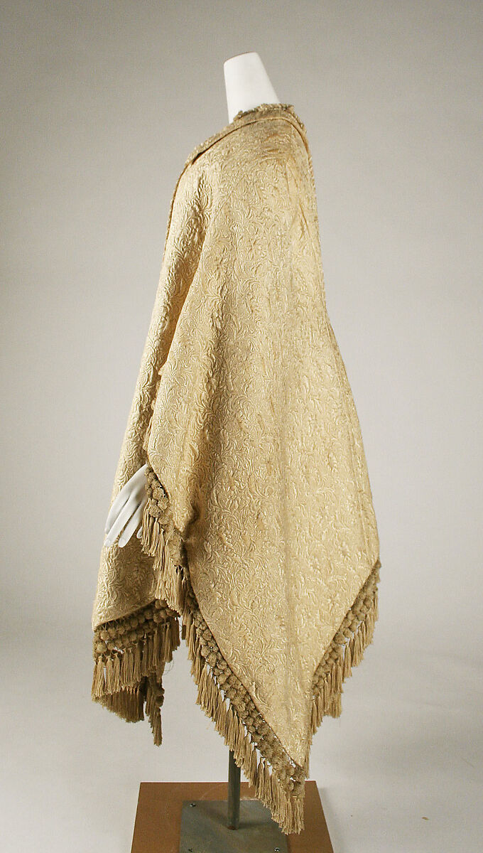 Cape, silk, American
