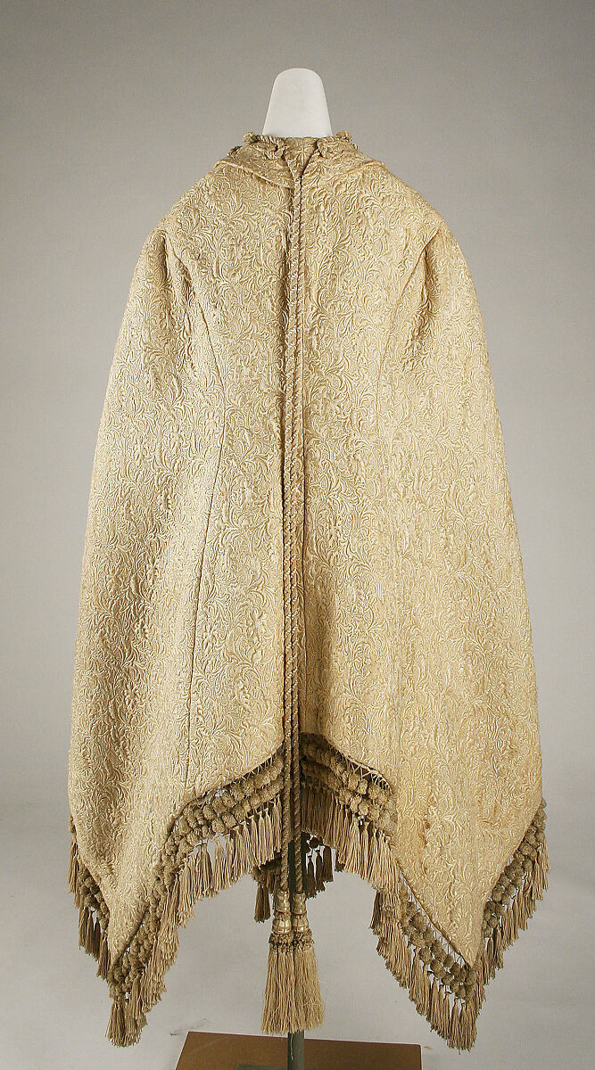 Cape, silk, American