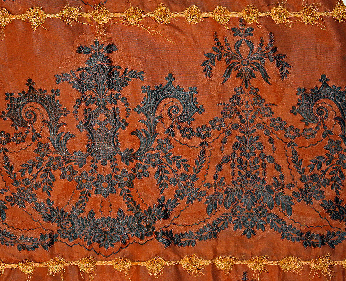 Dress, silk, American