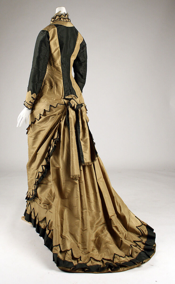 Dress, silk, American