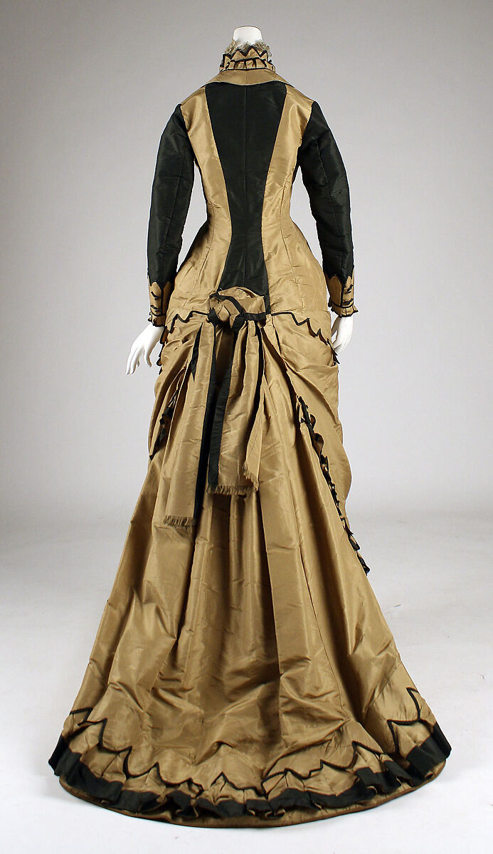 Dress, silk, American