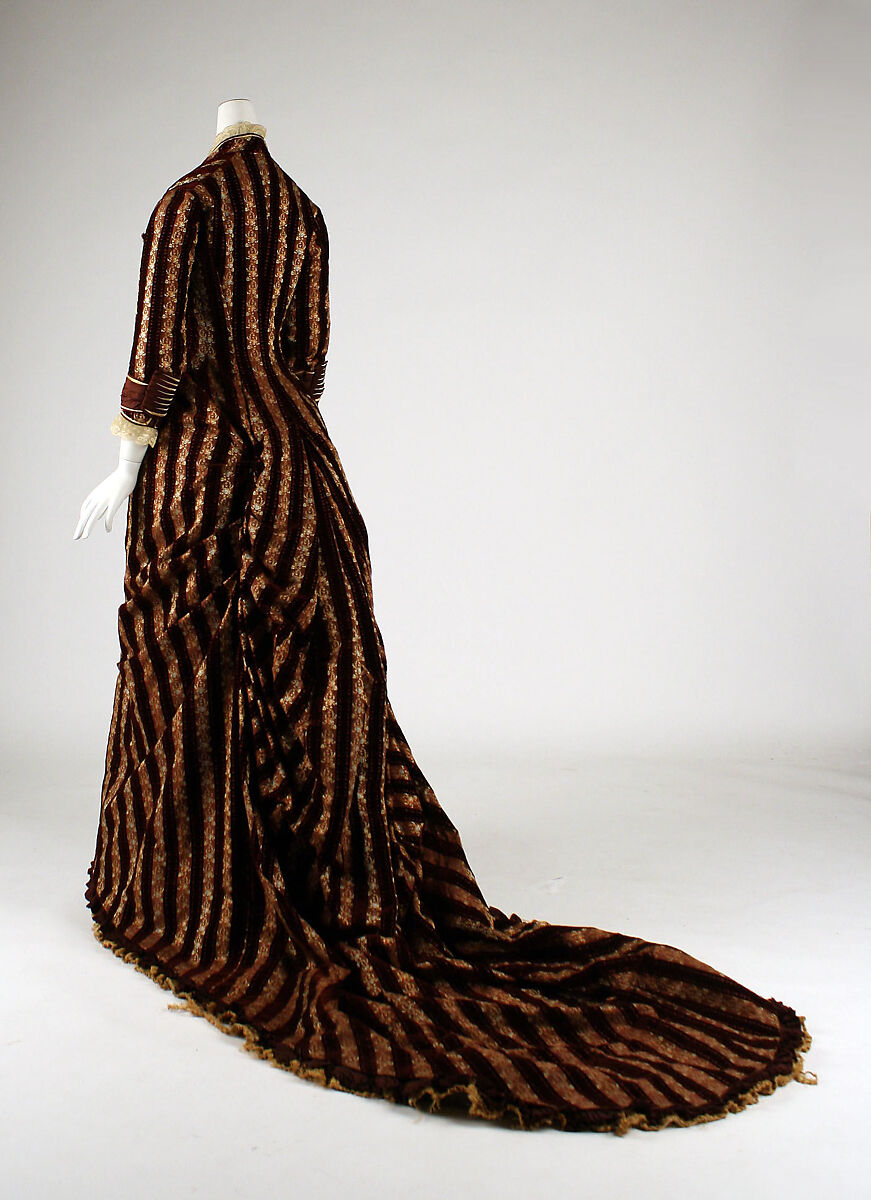 Afternoon dress, silk, French