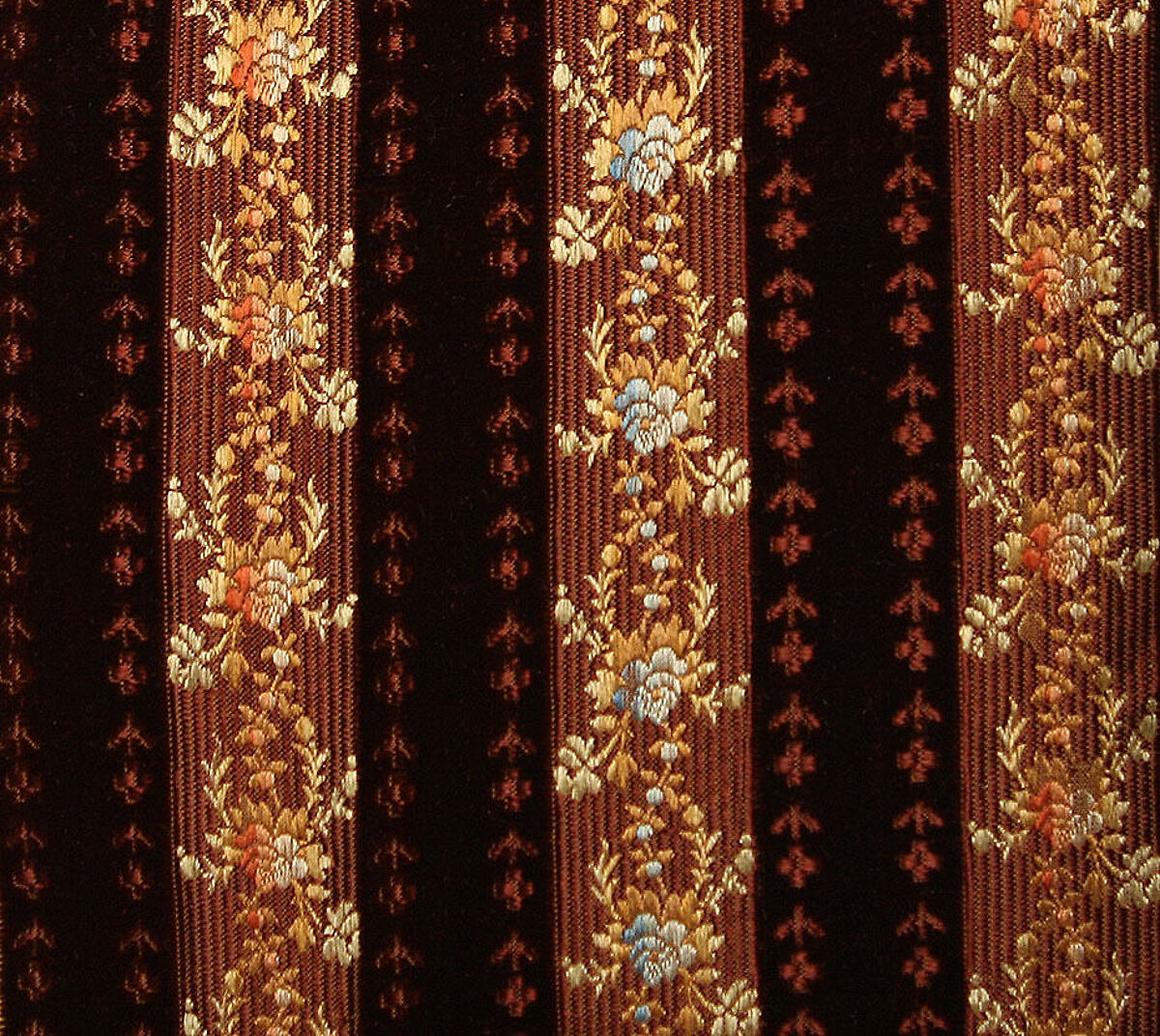 Afternoon dress, silk, French