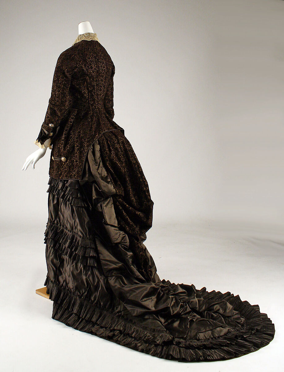 Wedding dress, silk, French