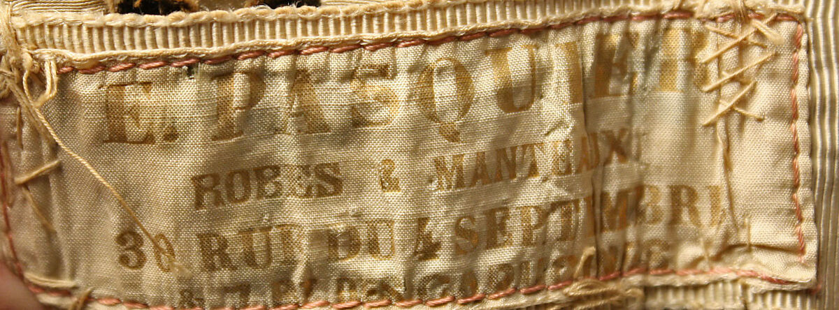 Wedding dress, silk, French