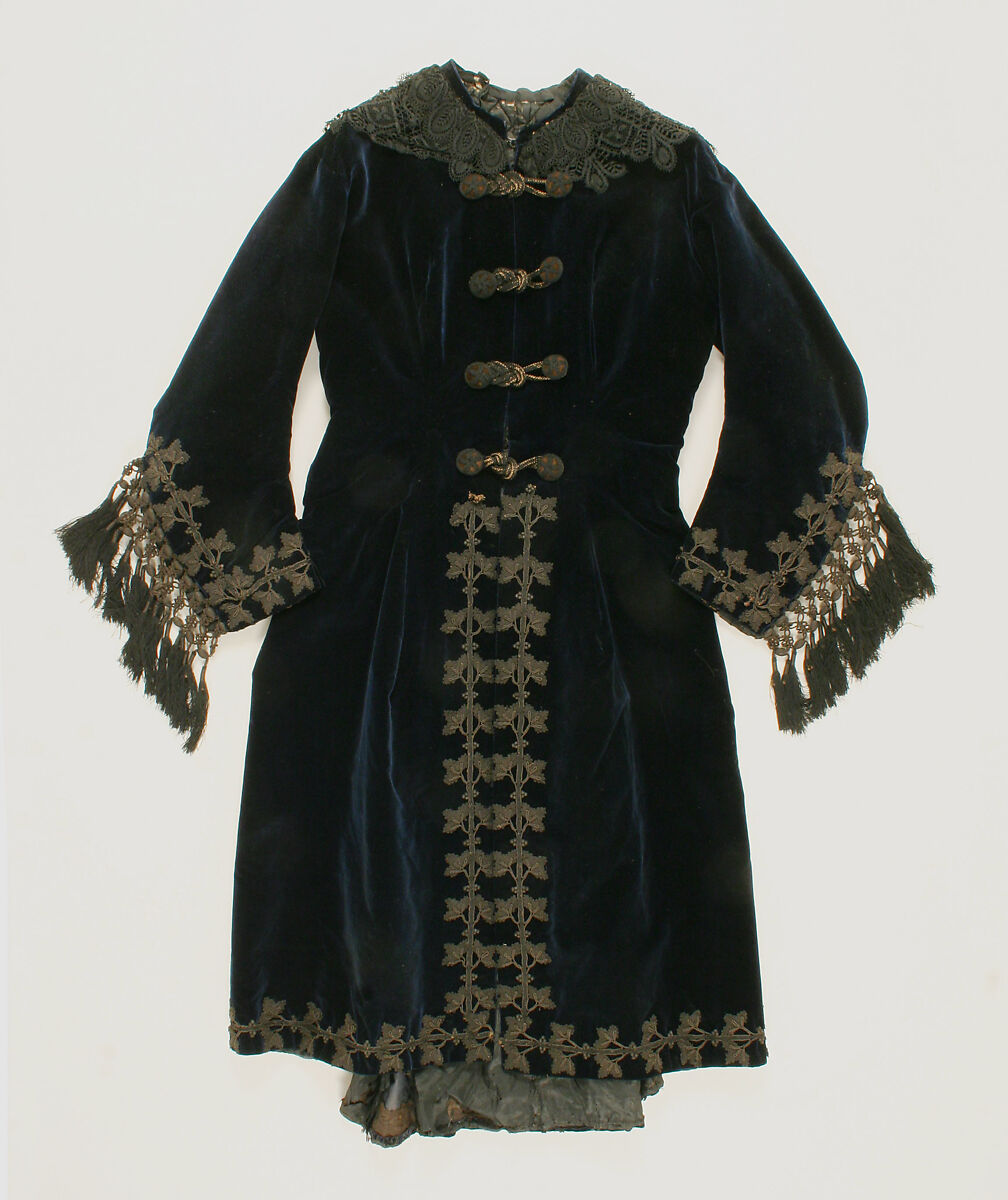 Robe à la Polonaise, silk, American 