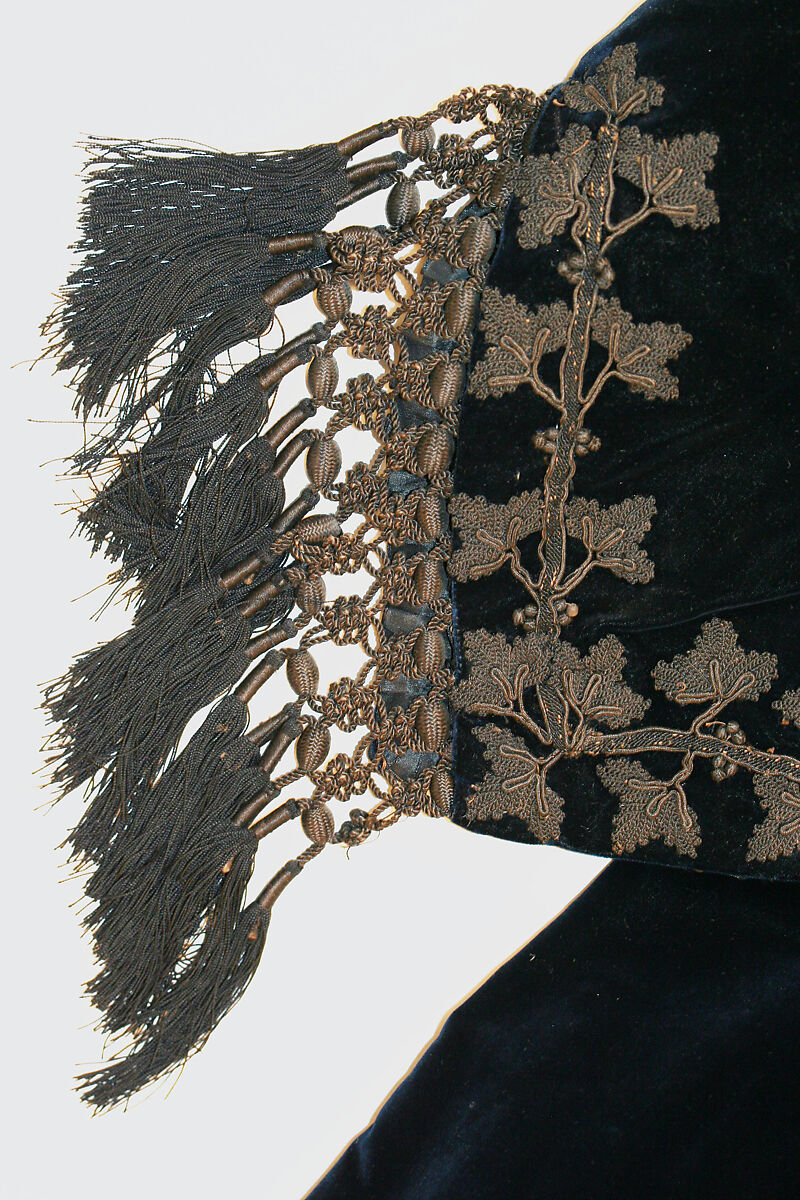 Robe à la Polonaise, silk, American