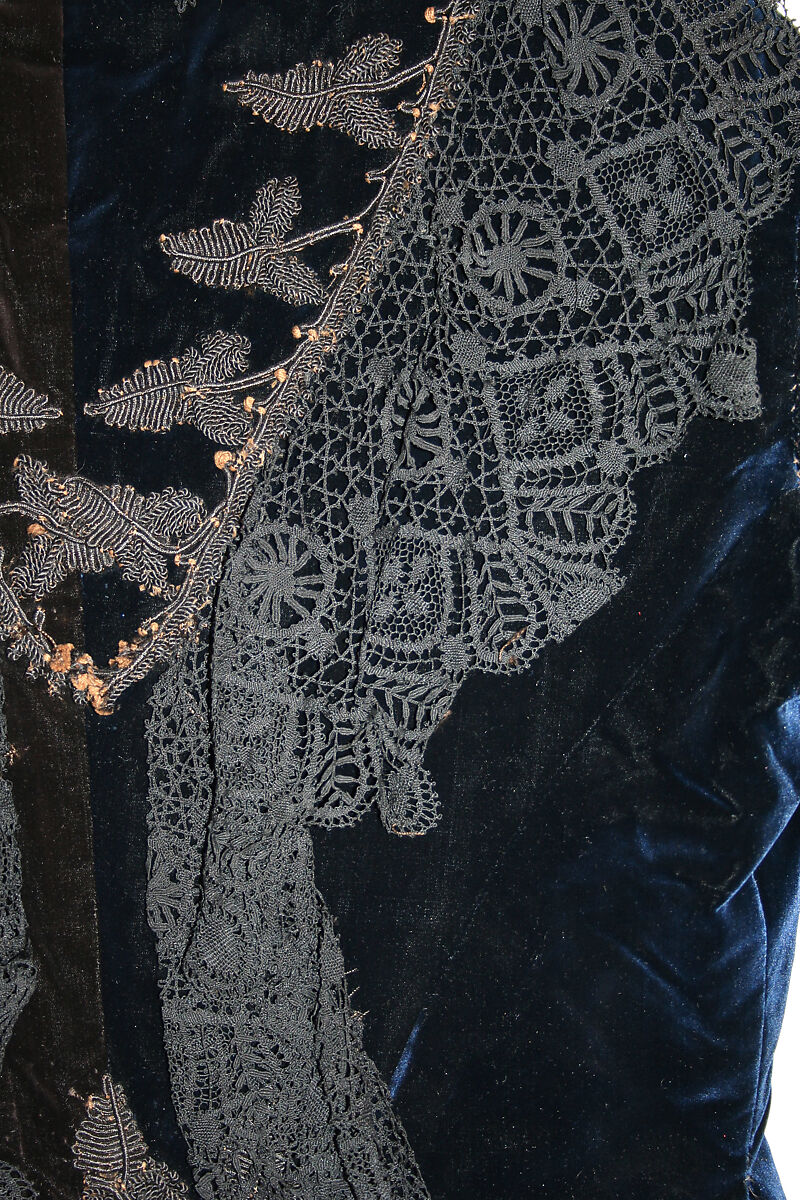 Robe à la Polonaise, silk, American