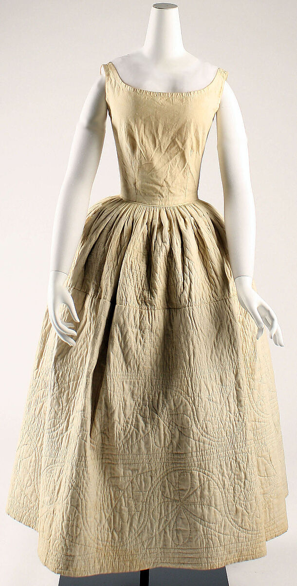 Petticoat, cotton, probably American 