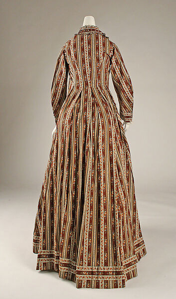 Dressing gown, cotton, American