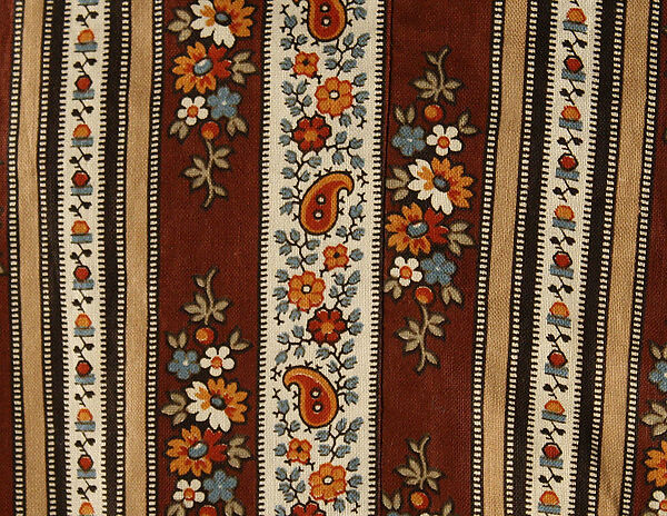 Dressing gown, cotton, American