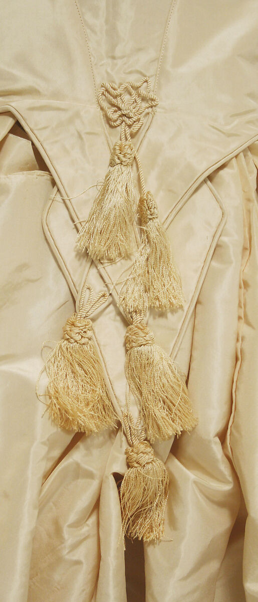 Wedding ensemble, silk, American