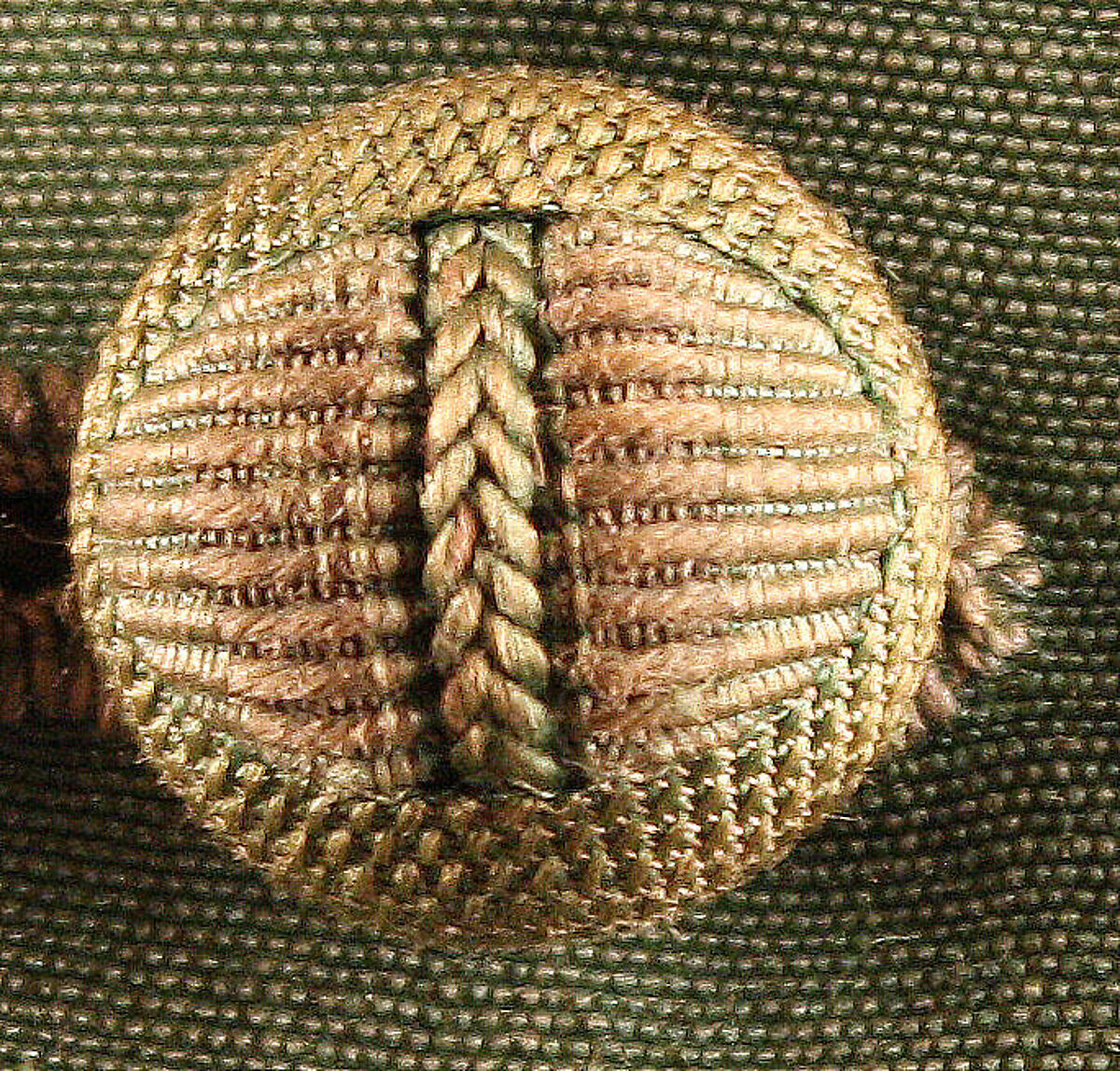 Ensemble, silk, wool, American