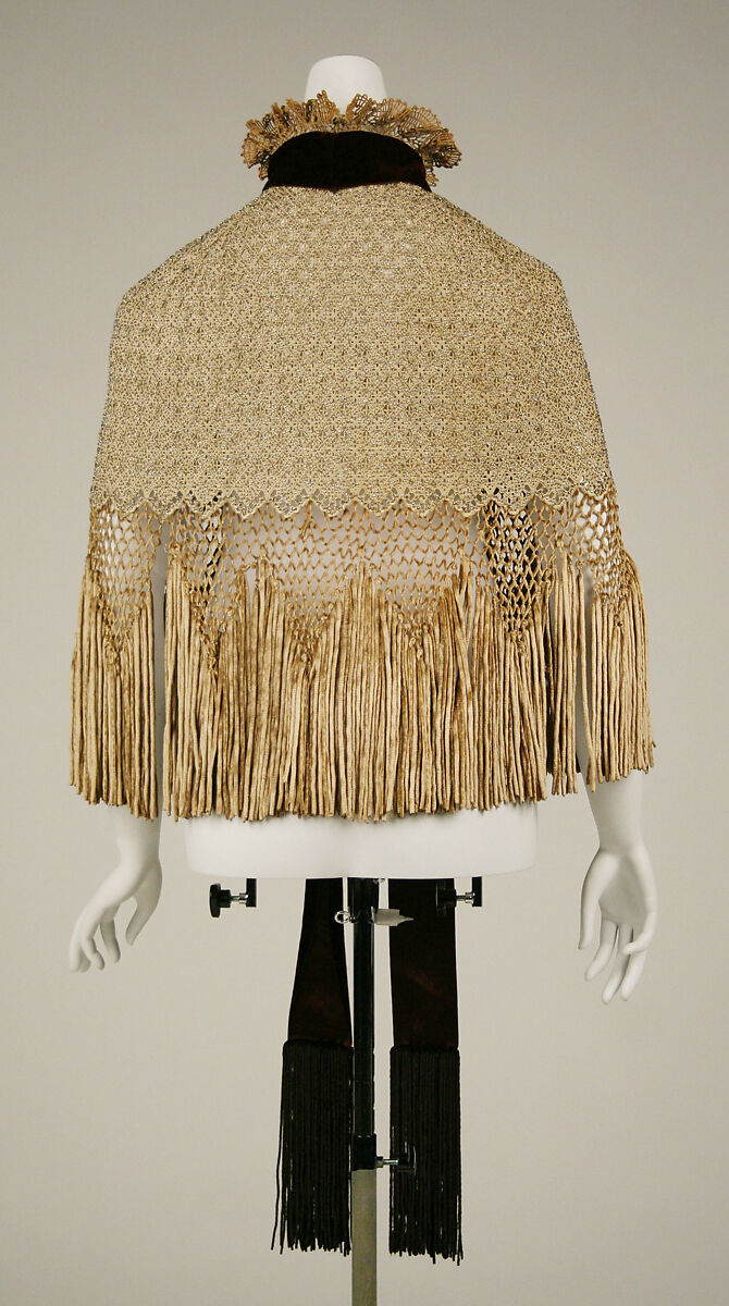 Cape, silk, French