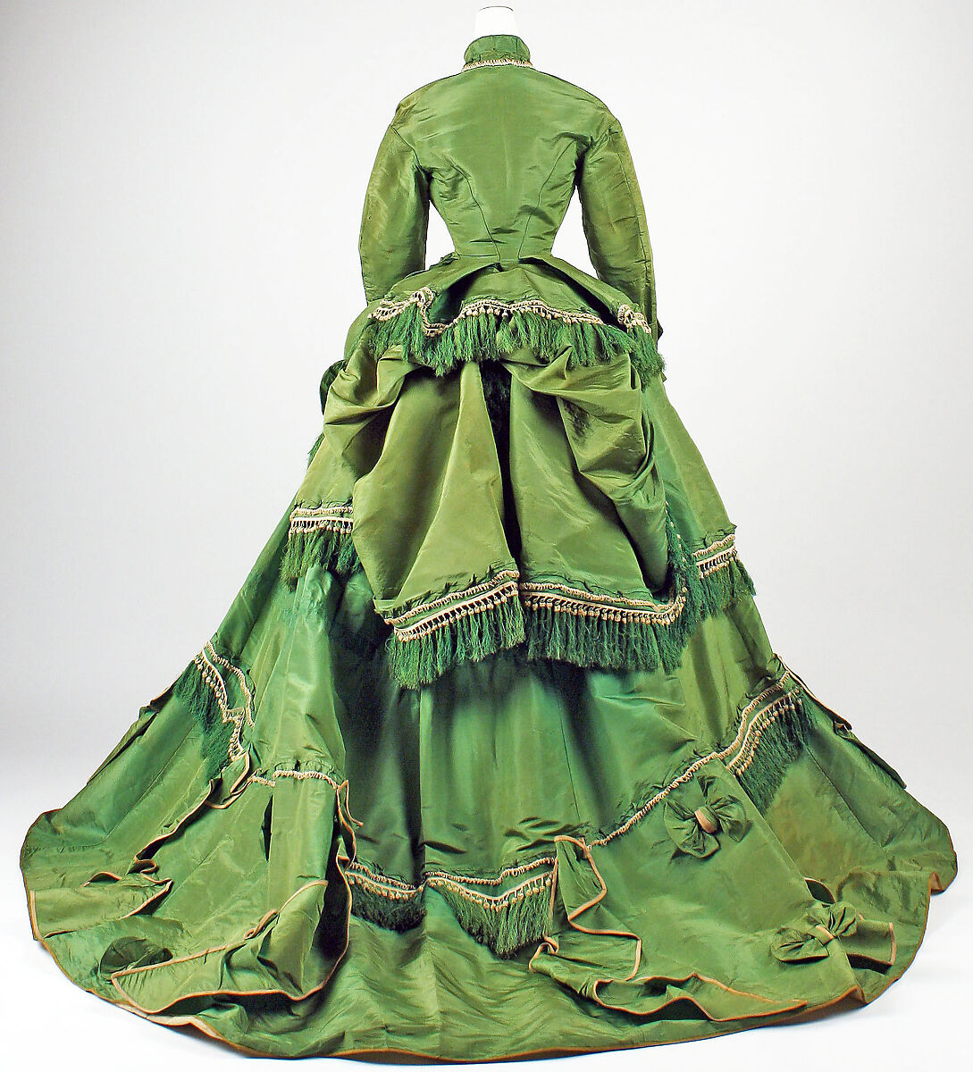 Dress, silk, American