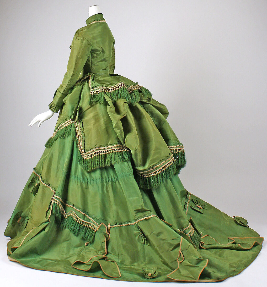 Dress, silk, American