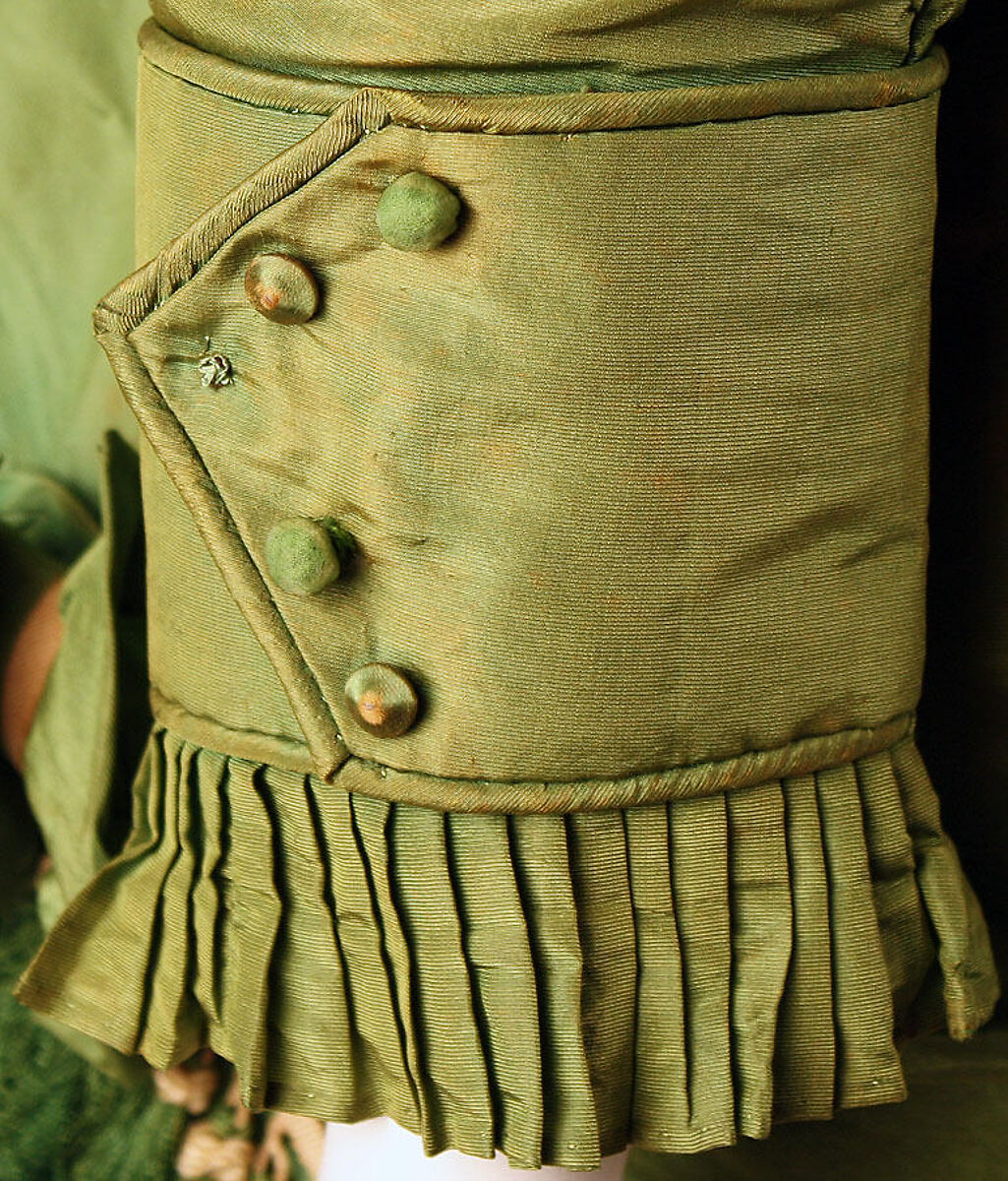 Dress, silk, American