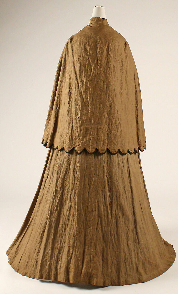 Coat, linen, American