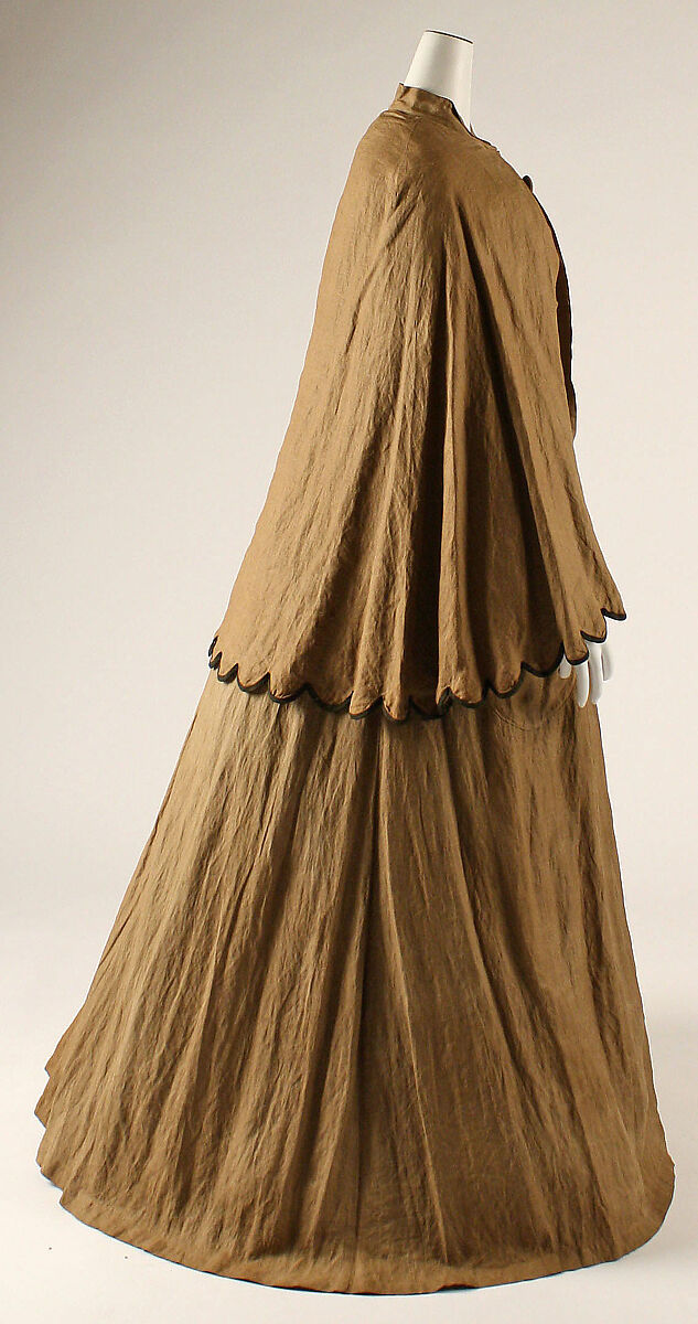 Coat, linen, American