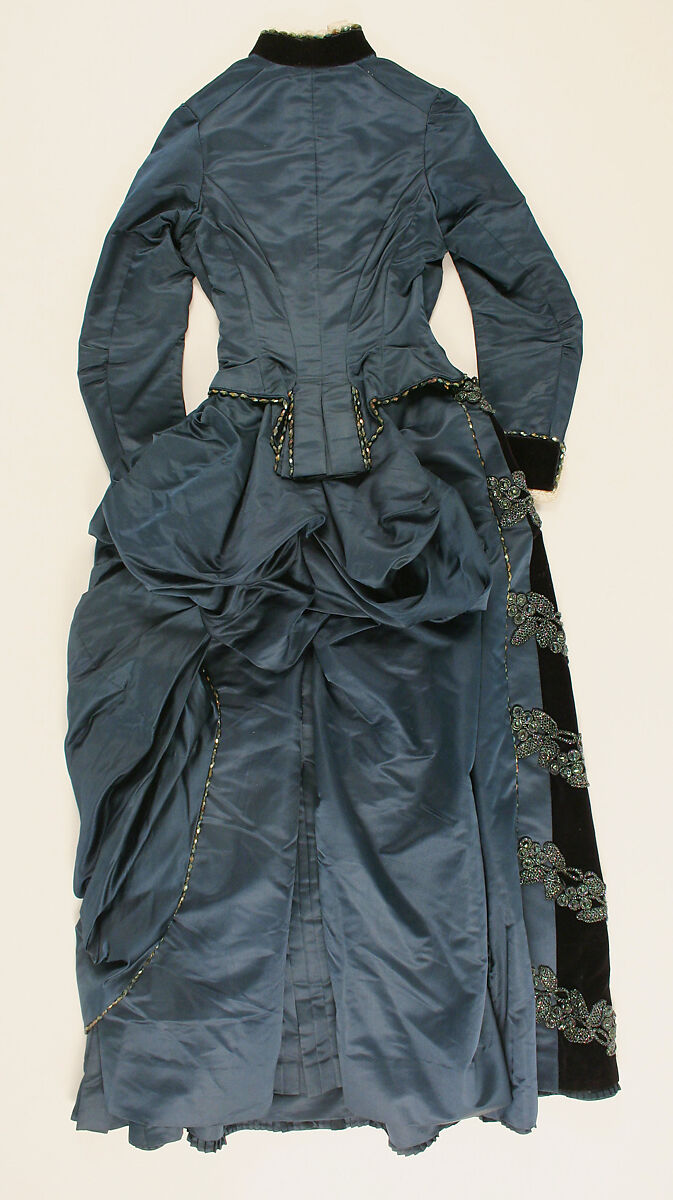 Dress, silk, American
