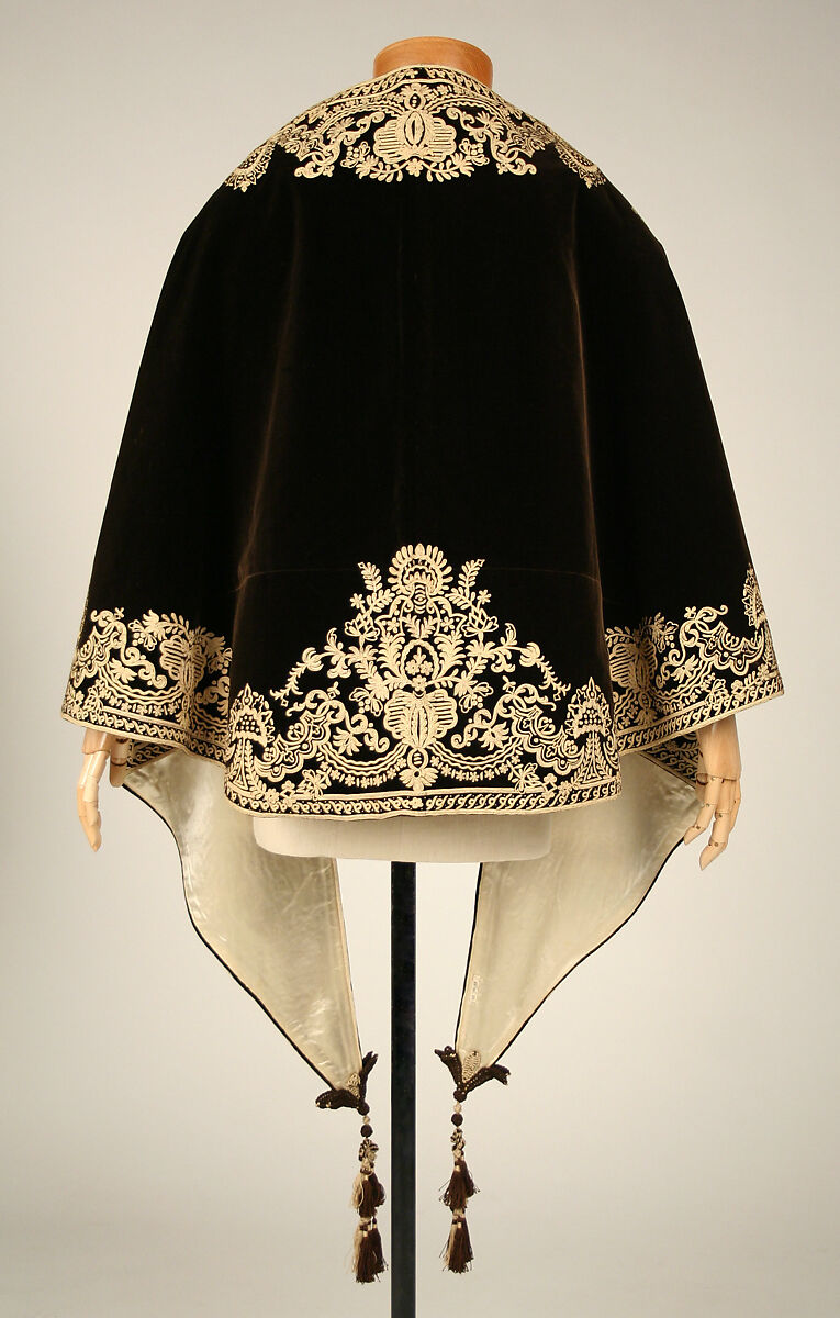 Mantle, silk, American