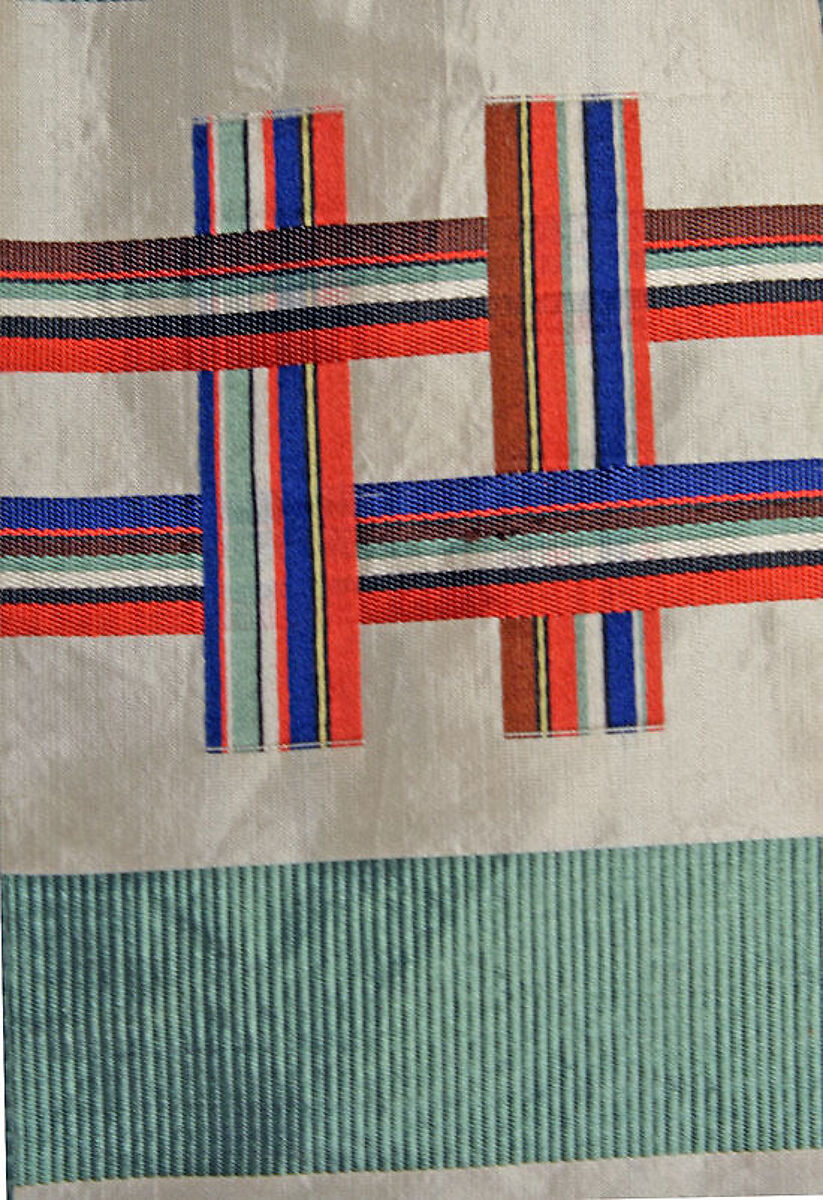 Dressing gown, cotton, silk, American