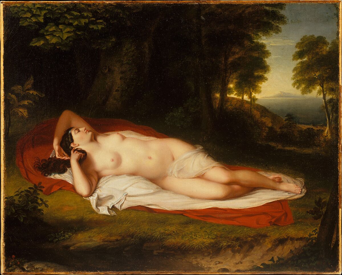 Ariadne, Asher Brown Durand (American, Jefferson, New Jersey 1796–1886 Maplewood, New Jersey), Oil on canvas, American 