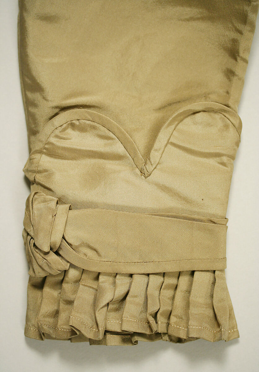 Wedding dress, silk, American