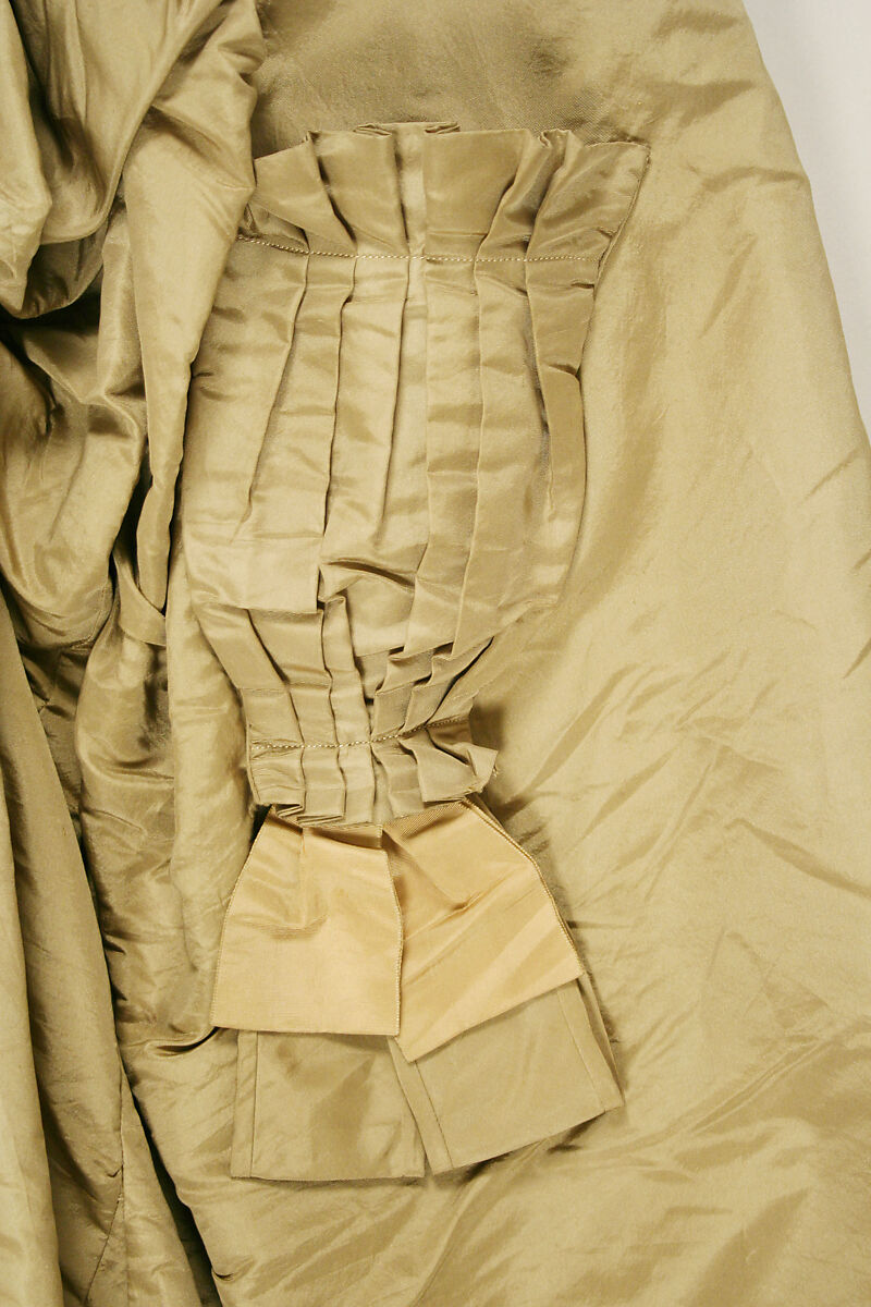 Wedding dress, silk, American