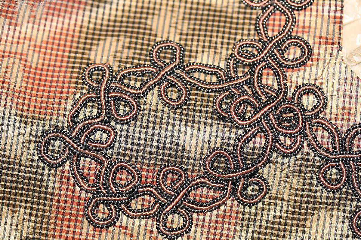 Dress, silk, American