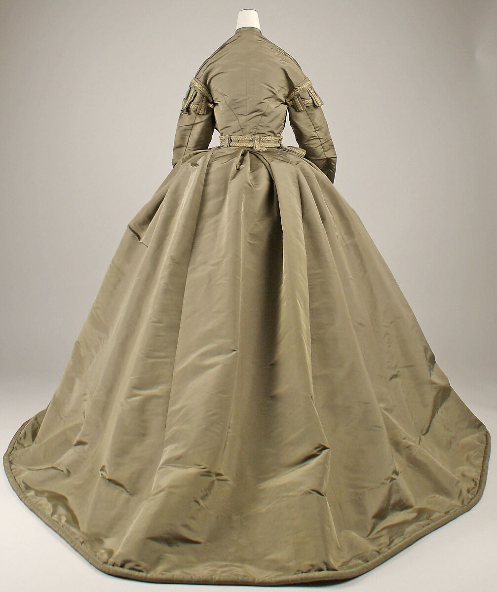 Ensemble, silk, cotton, French