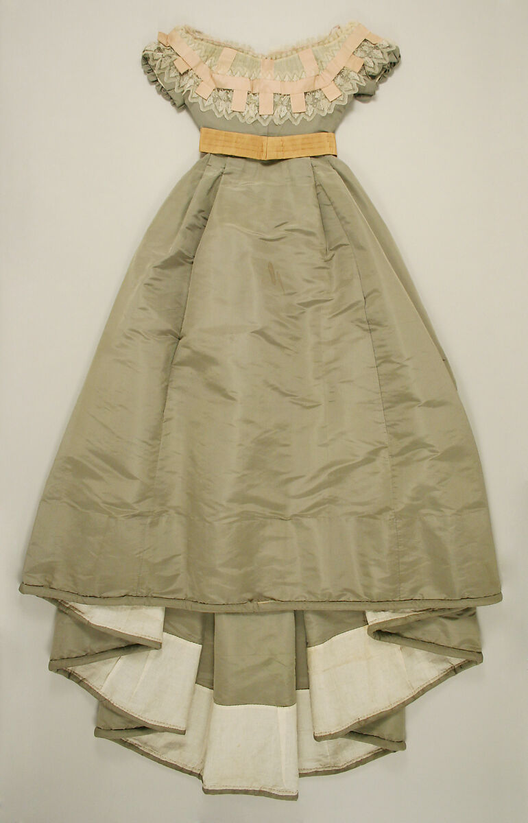 Ensemble, silk, cotton, French