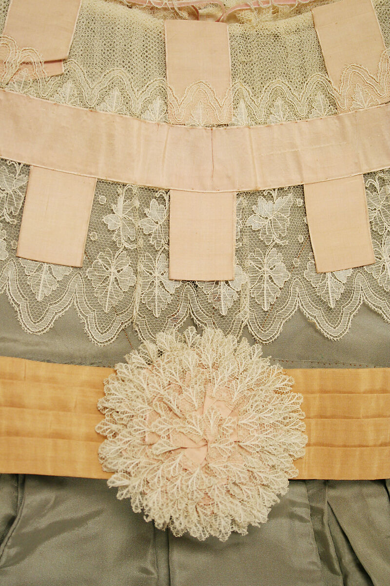 Ensemble, silk, cotton, French