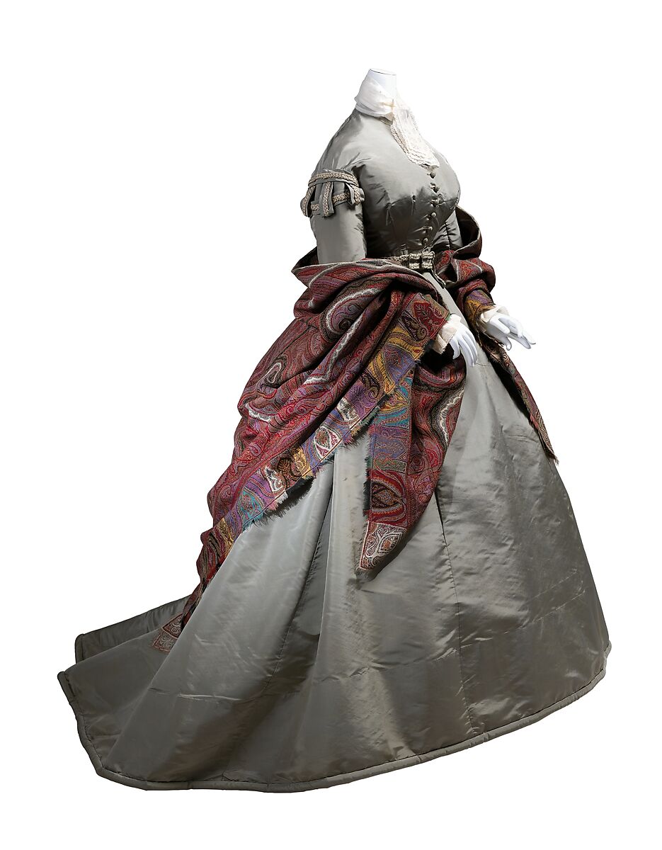 Ensemble, silk, cotton, French