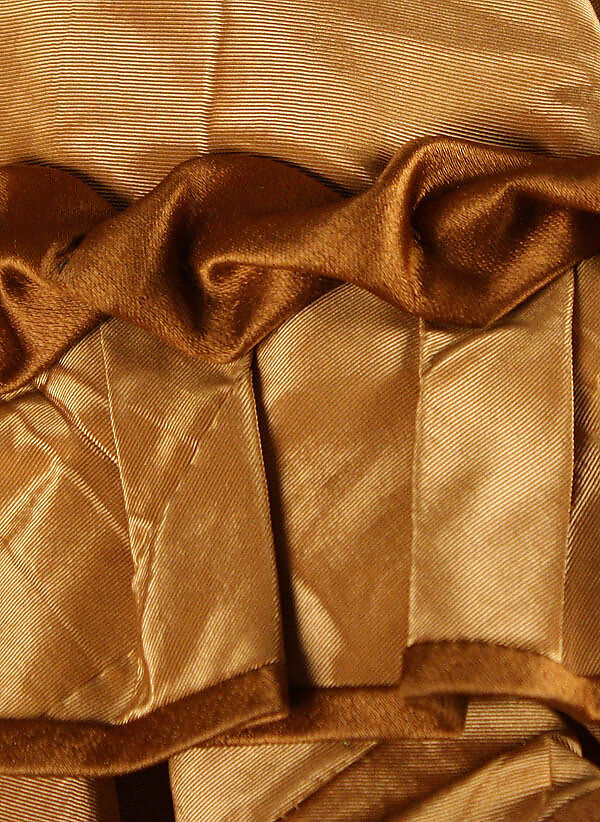 Wedding dress, silk, American