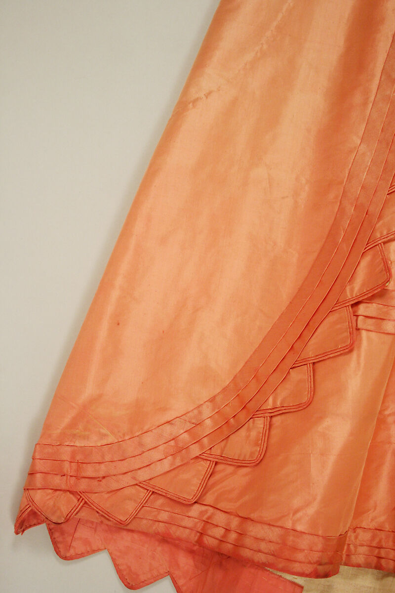 Evening dress, silk, American