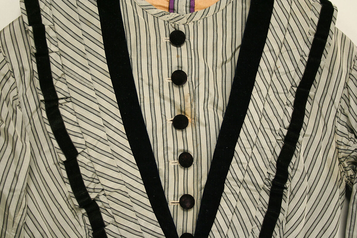 Dress, silk, American