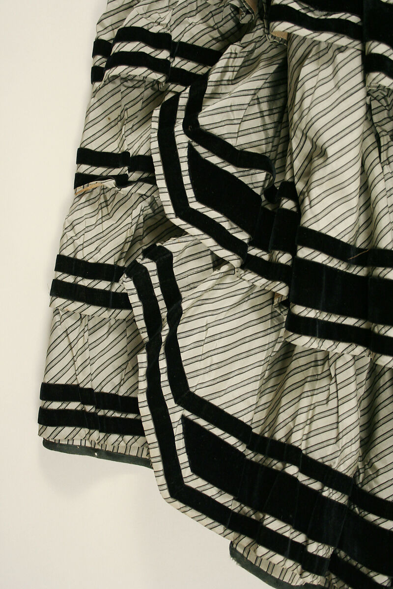 Dress, silk, American