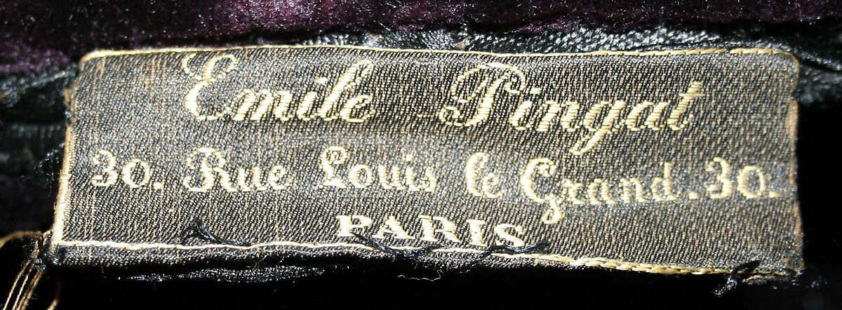 Cloak, Maison Pingat (French), silk, French